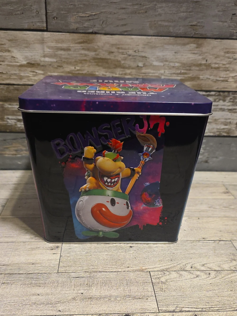 Mario Galaxy Movie  Collectible Tin - Black